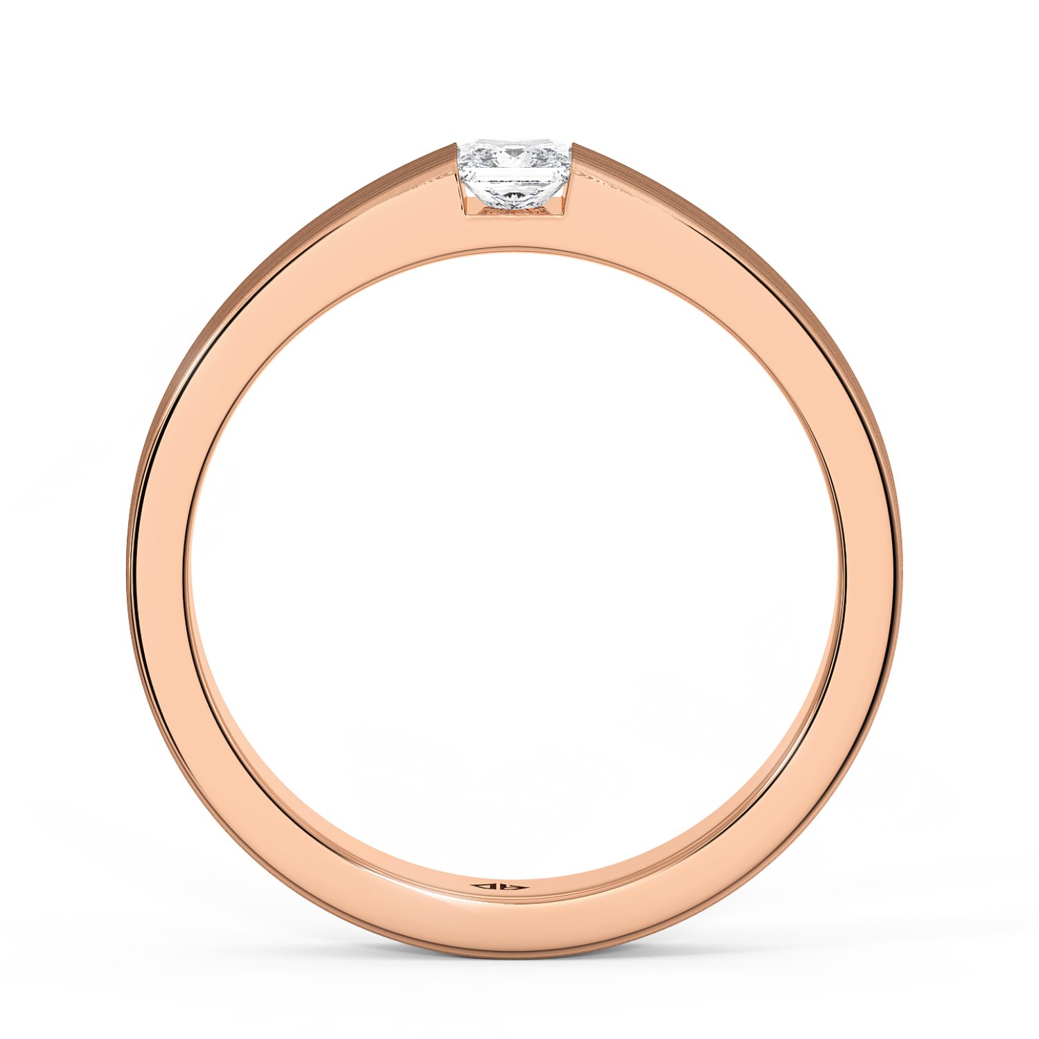 9K Rose Gold LT5RB29 Diamond Wedding Band