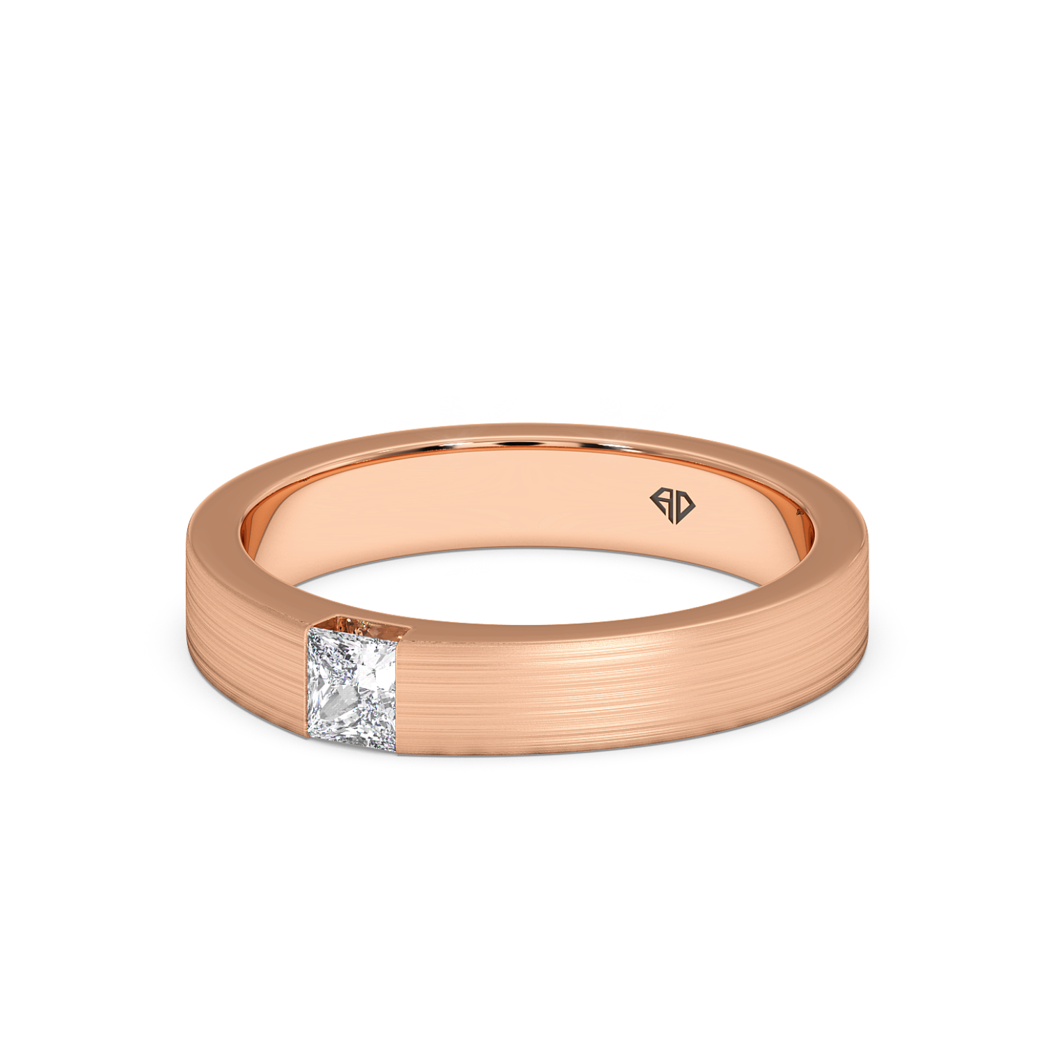 9K Rose Gold LT5RB29 Diamond Wedding Band