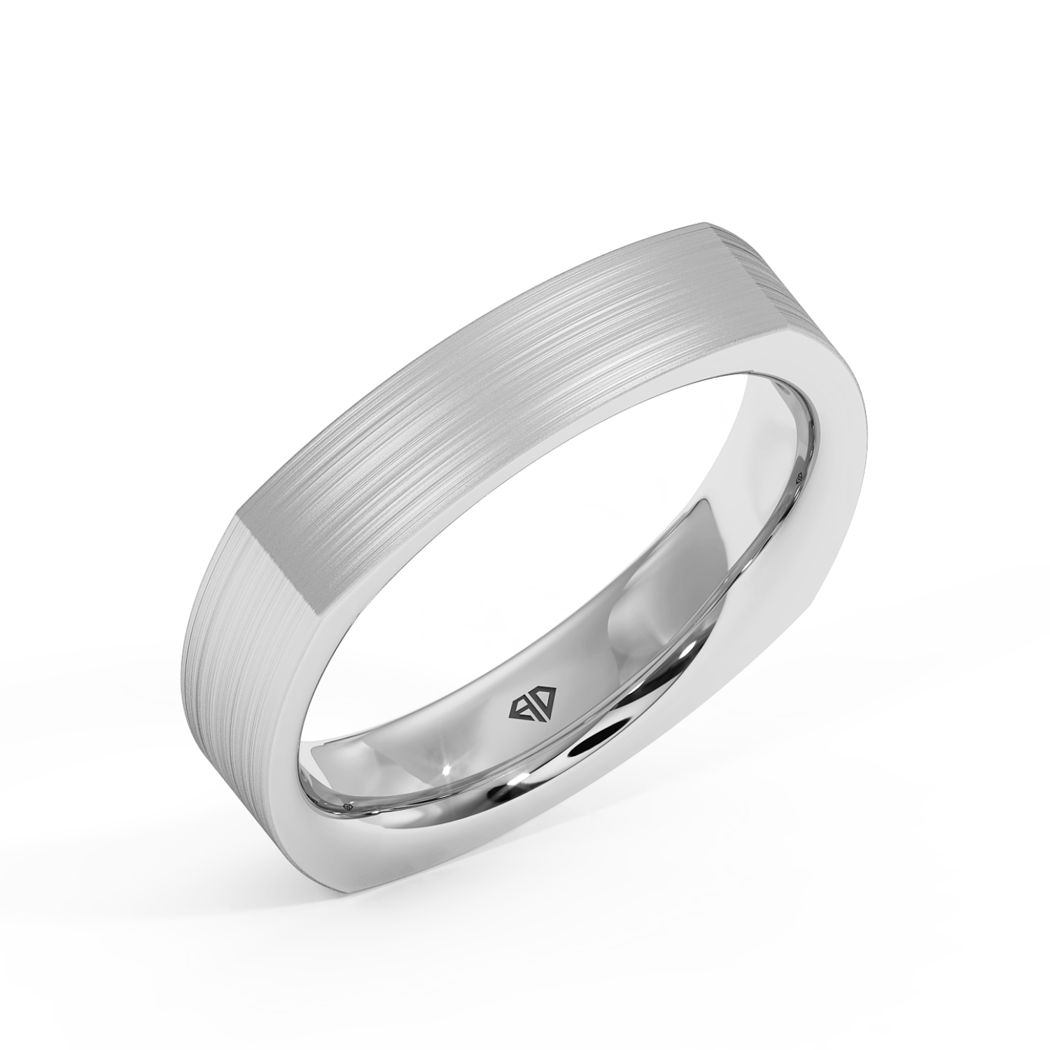 18K White Gold LT5RB30 Wedding Band