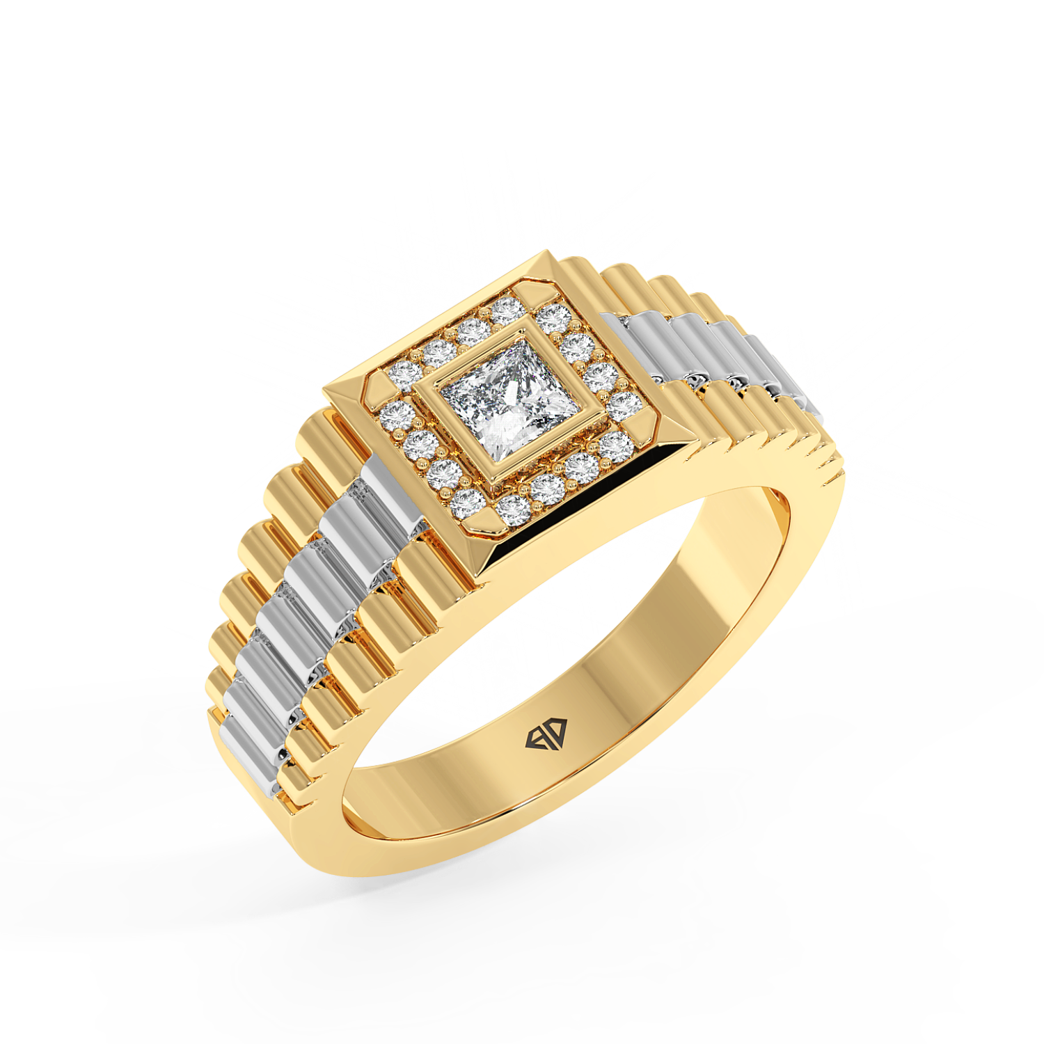 18K Yellow Gold LT5RB34 Segnet Ring