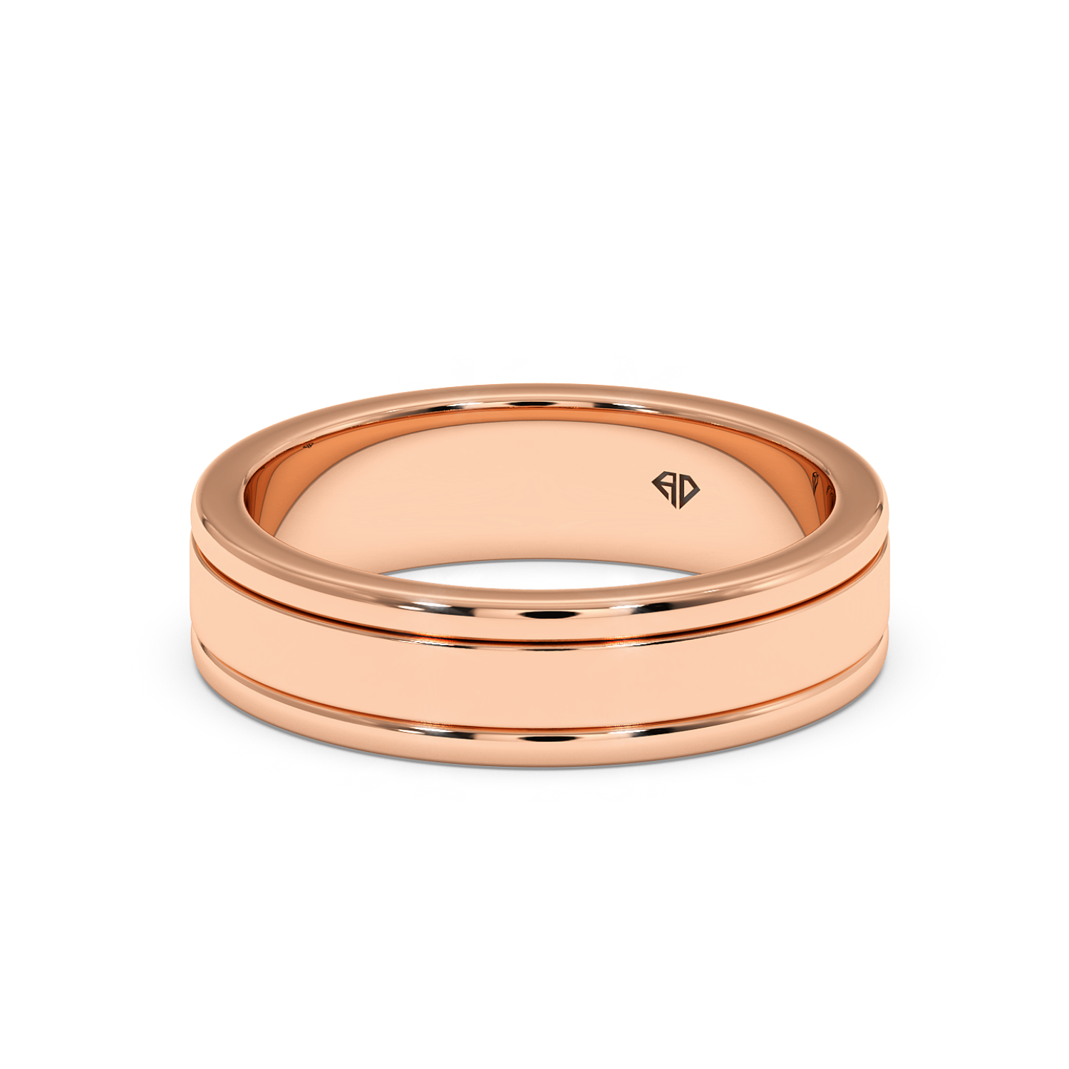 9K Rose Gold LT5RB6 Wedding Band