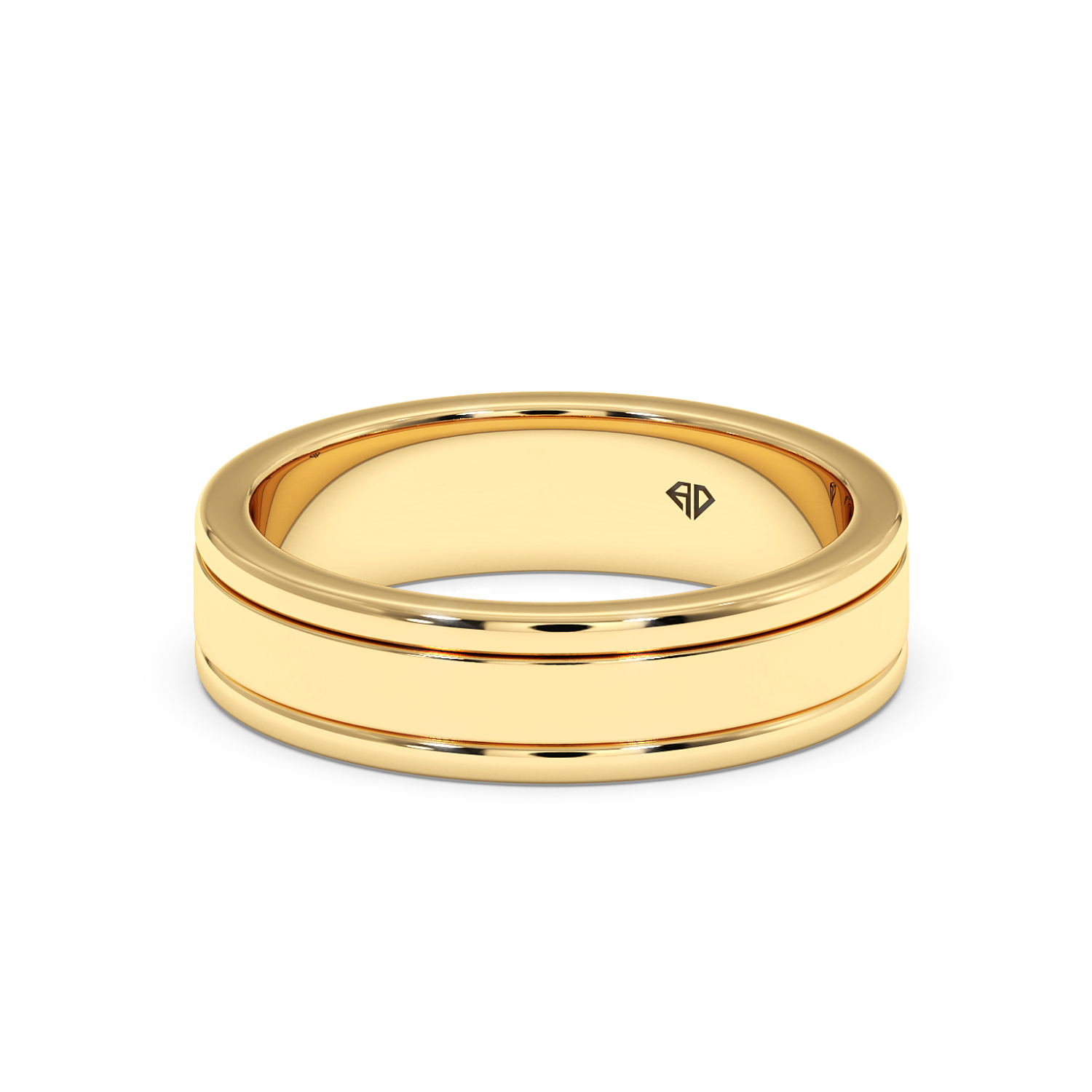 18K Yellow Gold LT5RB6 Wedding Band