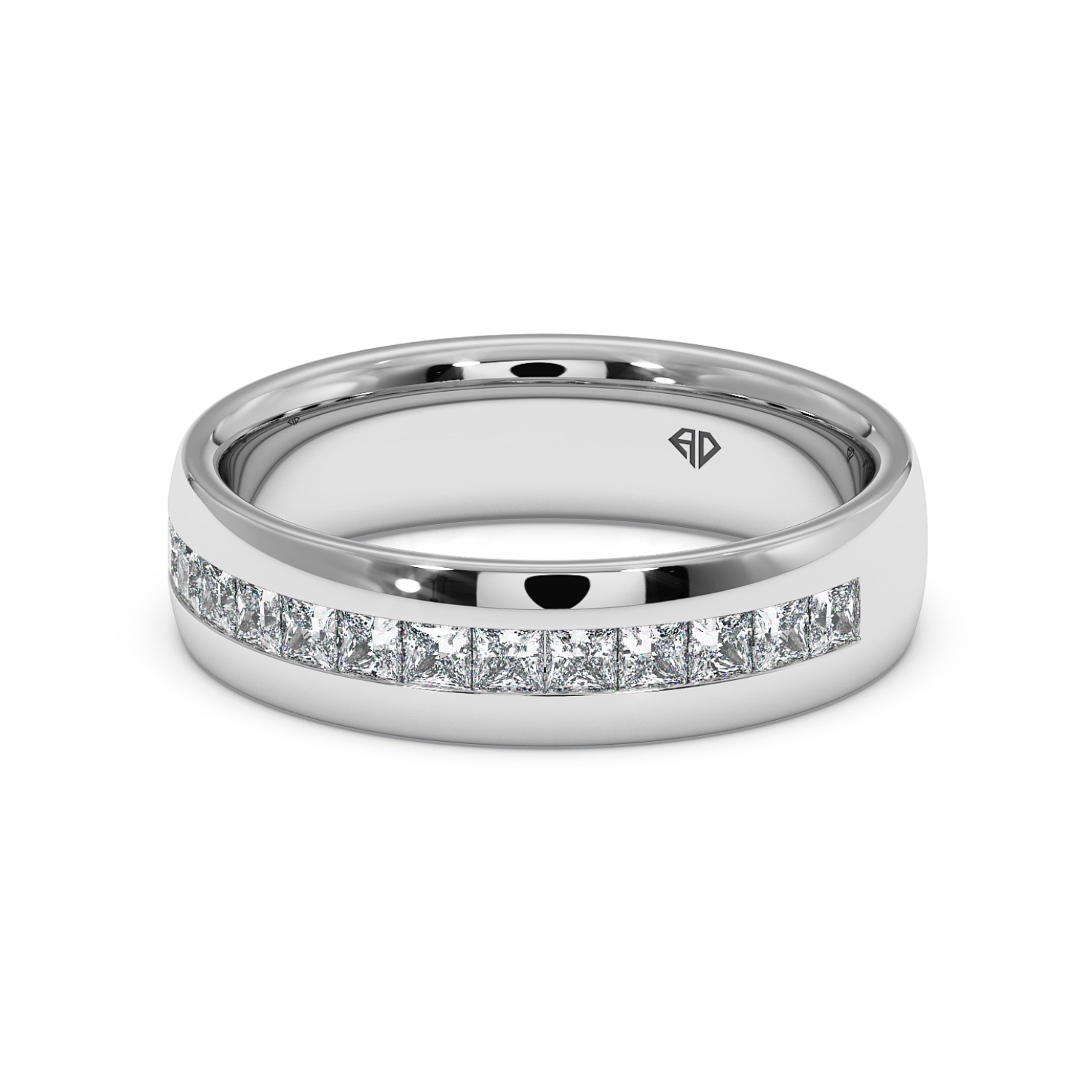 Platinum LT5RB8 Diamond Wedding Band