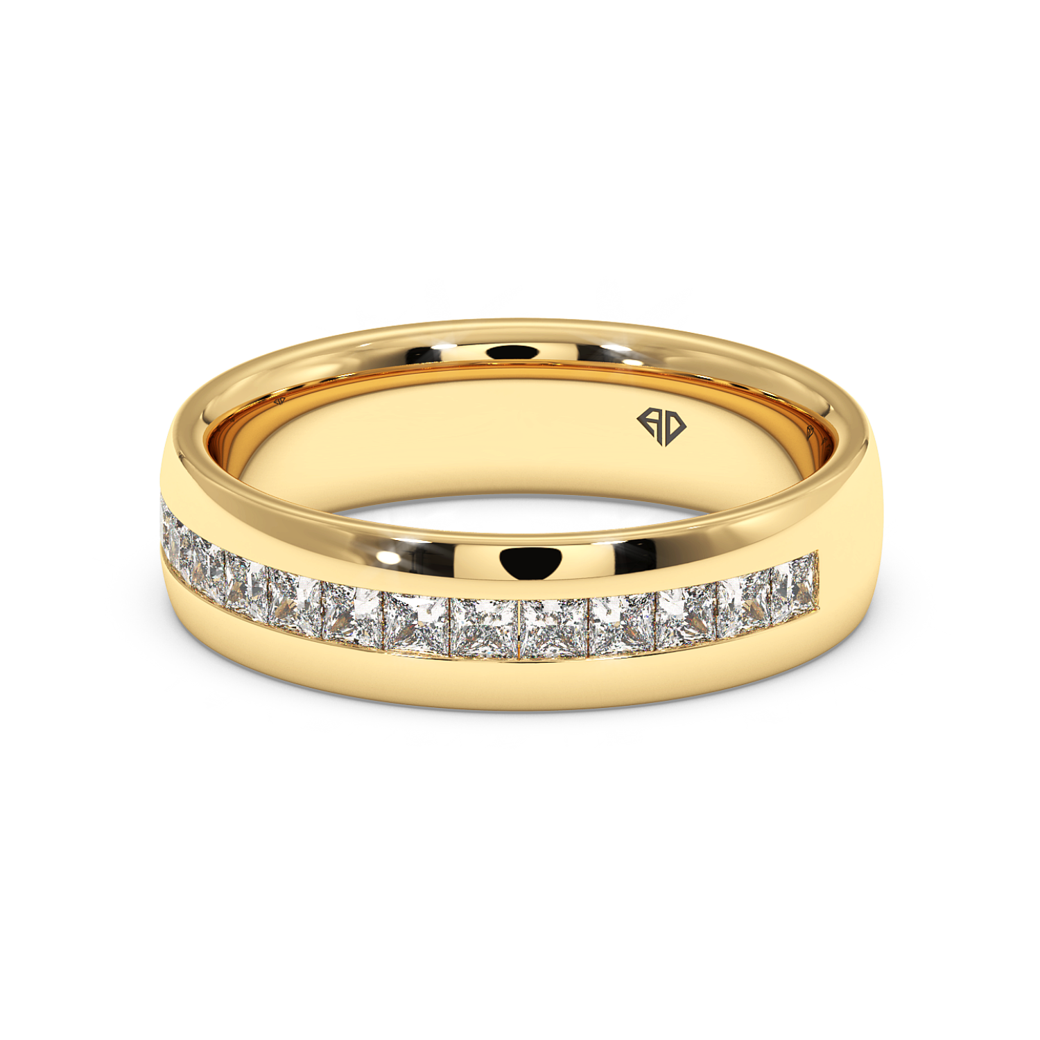 9K Yellow Gold LT5RB8 Diamond Wedding Band