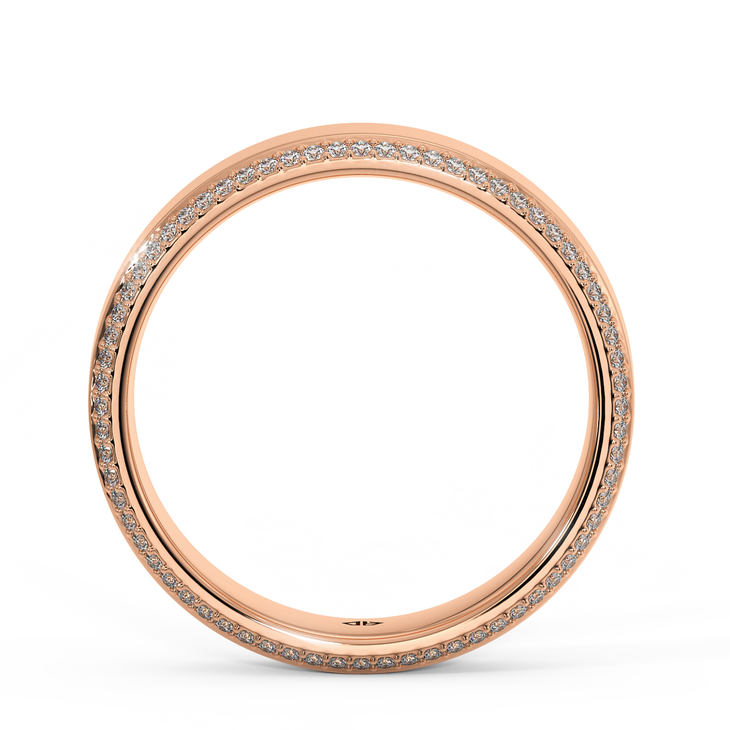 18K Rose Gold LT5RB9 Diamond Wedding Band