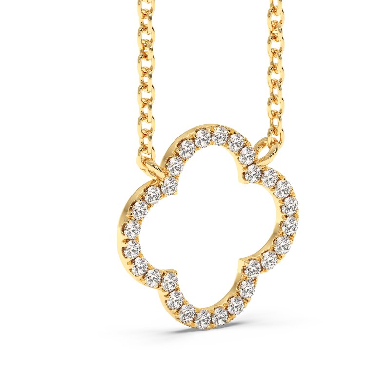 18K Yellow Gold Lucky Pendant