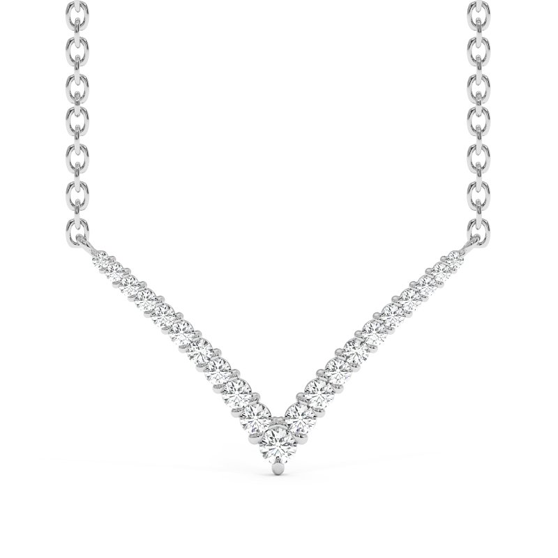 18K White Gold Havana Necklace