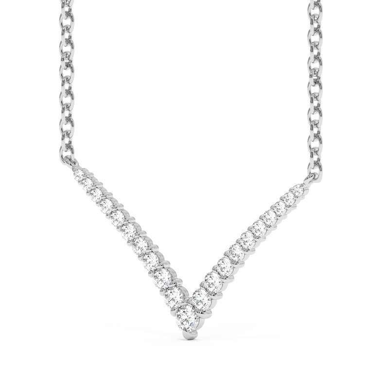 18K White Gold Havana Necklace