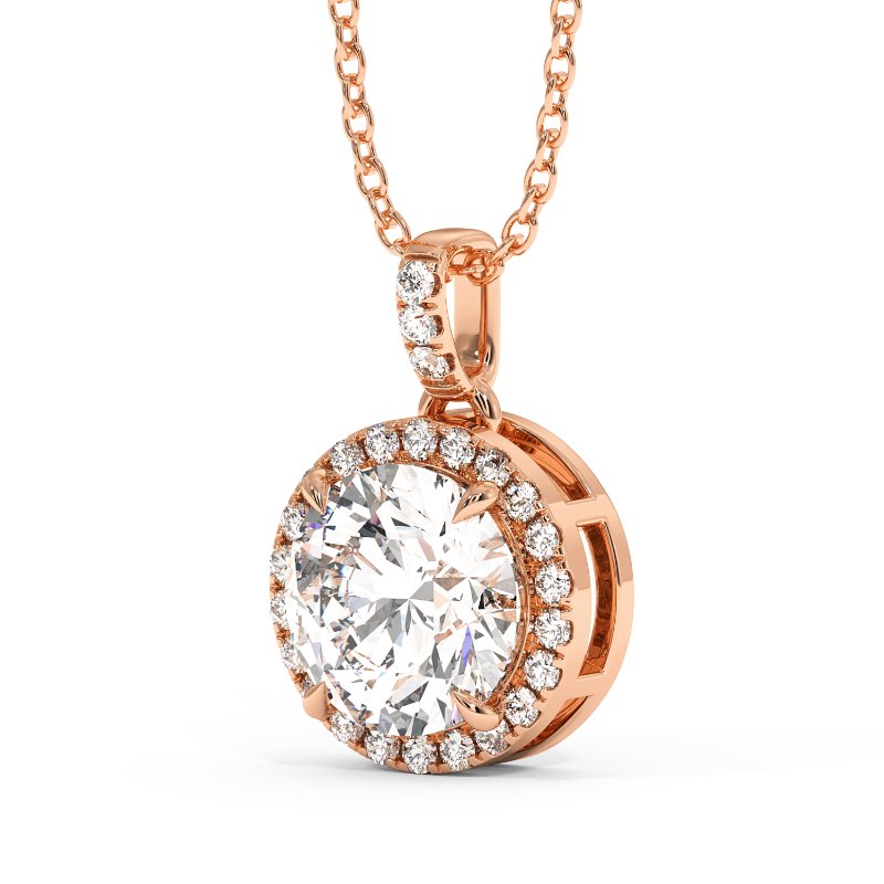 18K Rose Gold Ashley Pendant