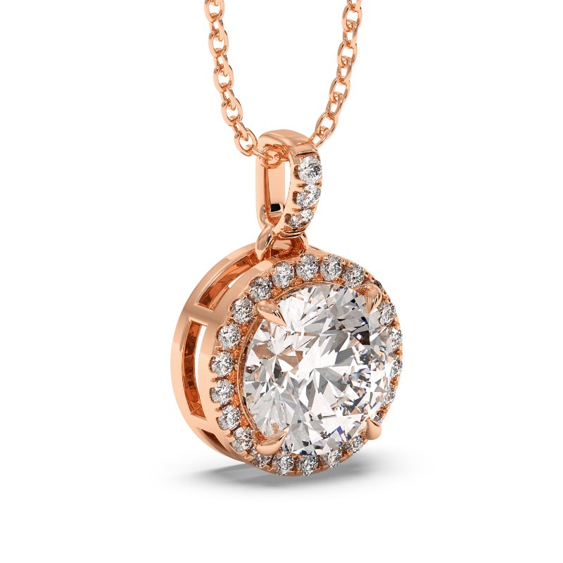 18K Rose Gold Ashley Pendant