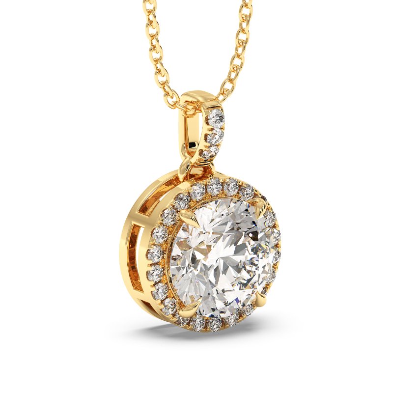 18K Yellow Gold Ashley Pendant