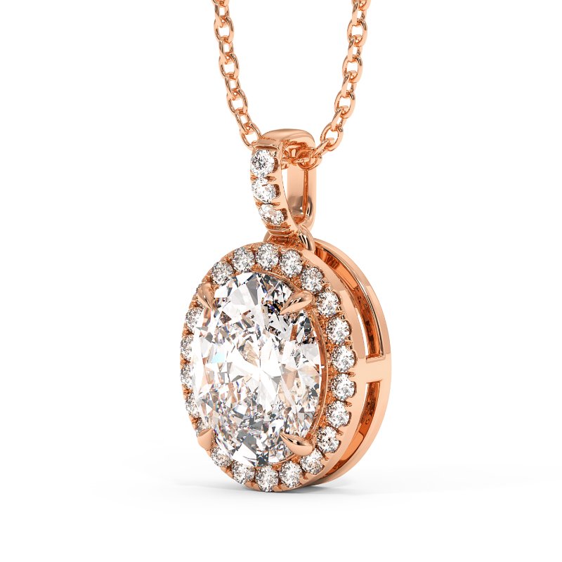 18K Rose Gold Ashley Pendant