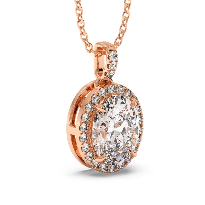 18K Rose Gold Ashley Pendant