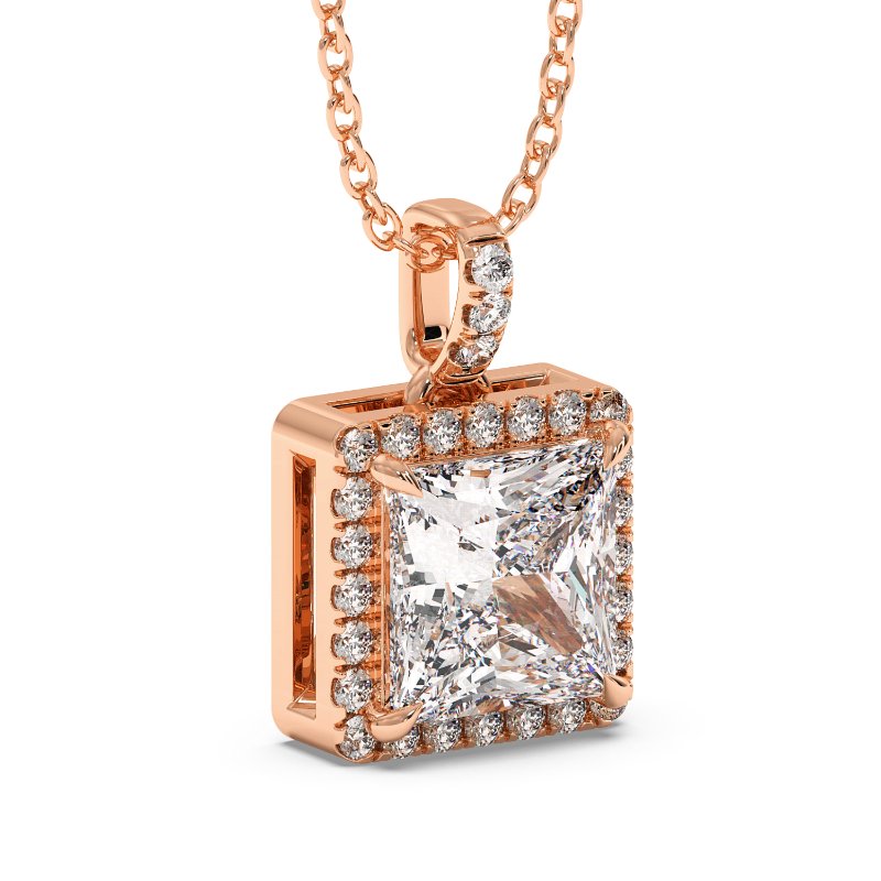 18K Rose Gold Ashley Pendant