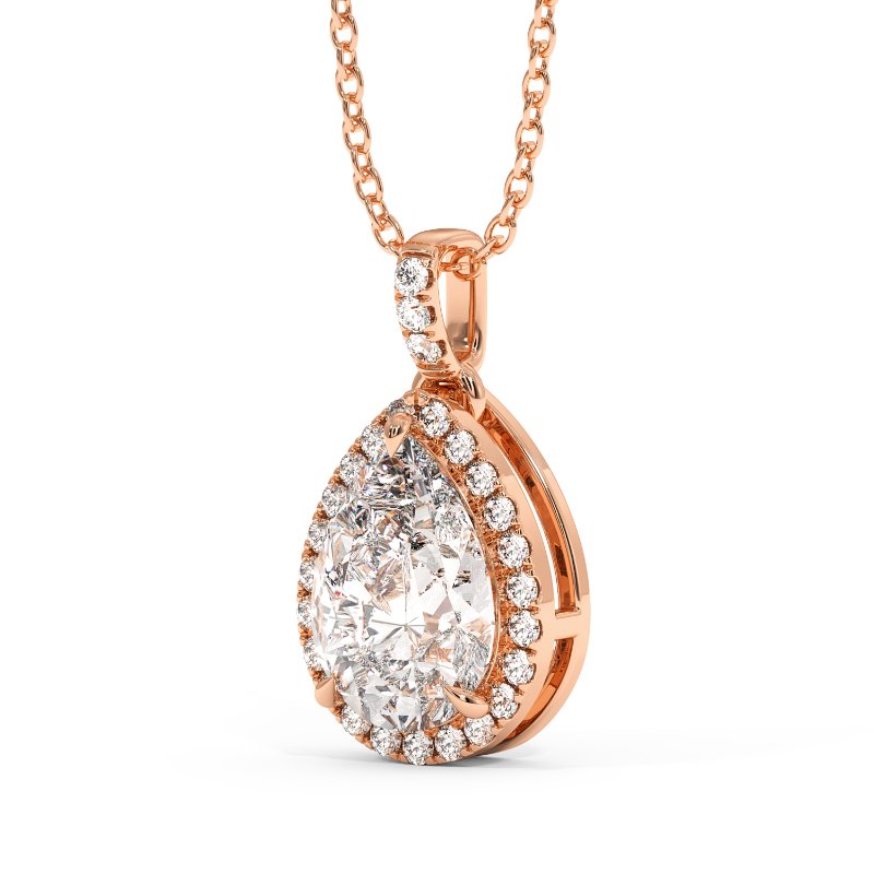 18K Rose Gold Ashley Pendant