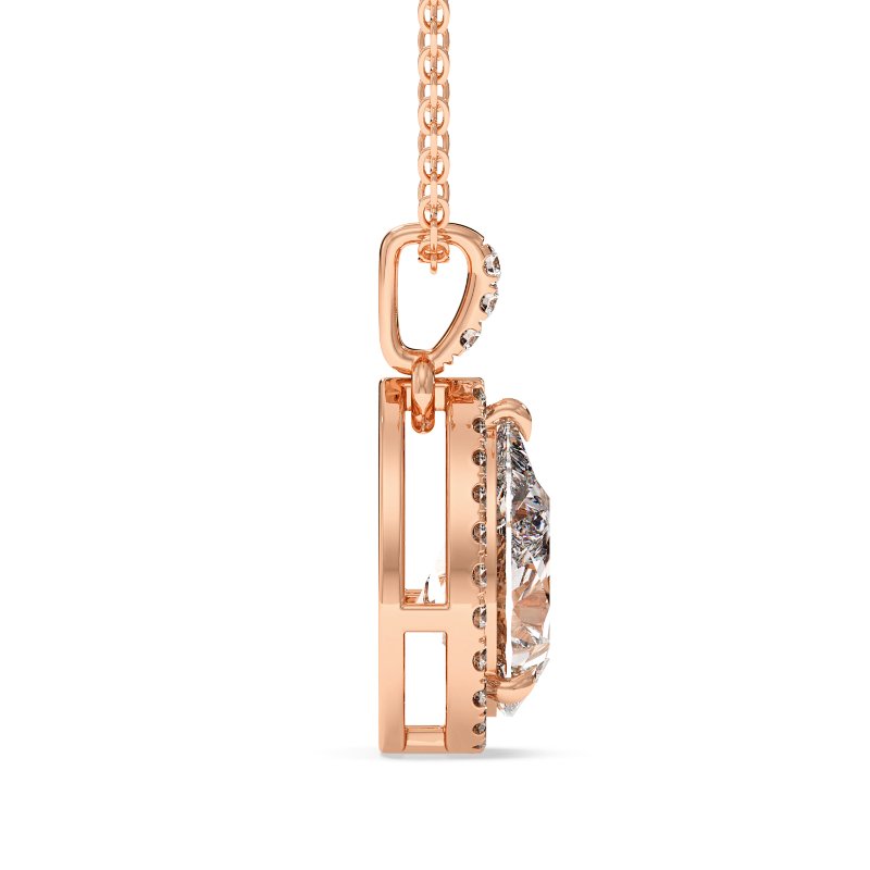 18K Rose Gold Ashley Pendant