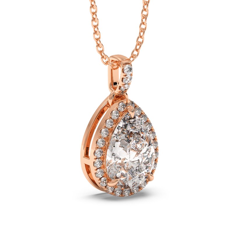 18K Rose Gold Ashley Pendant