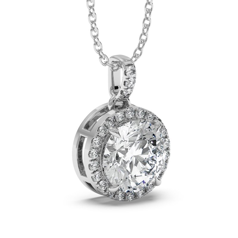 Platinum Georgia Pendant