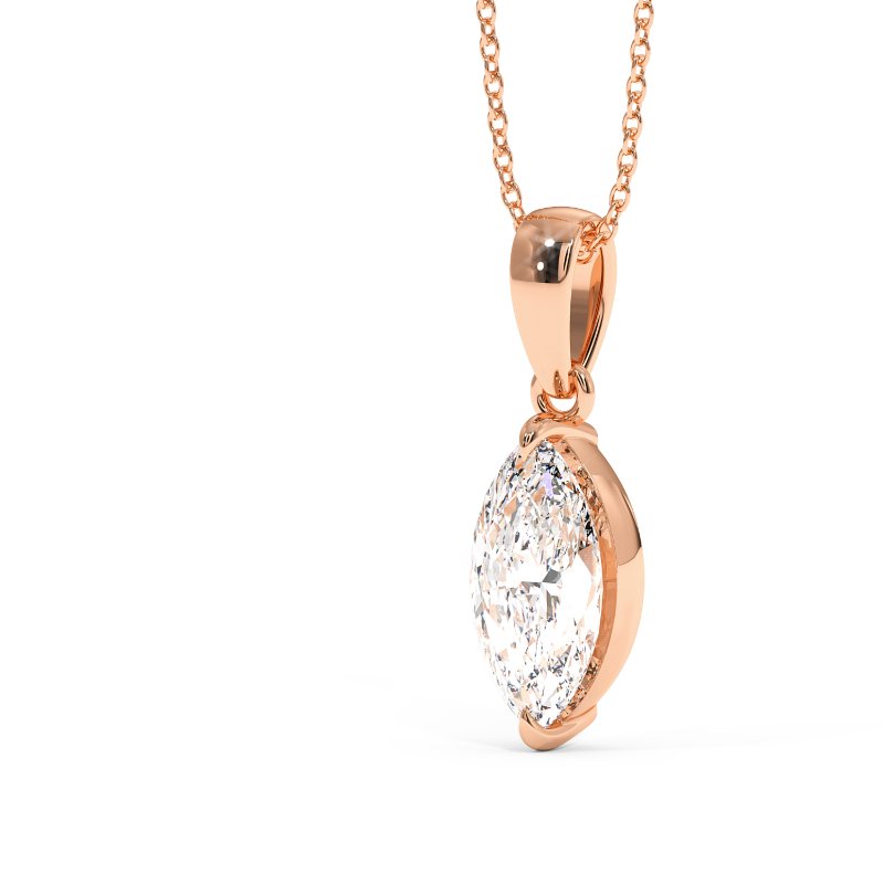 18K Rose Gold Georgia Pendant