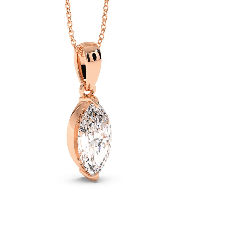 18K Rose Gold Georgia Pendant