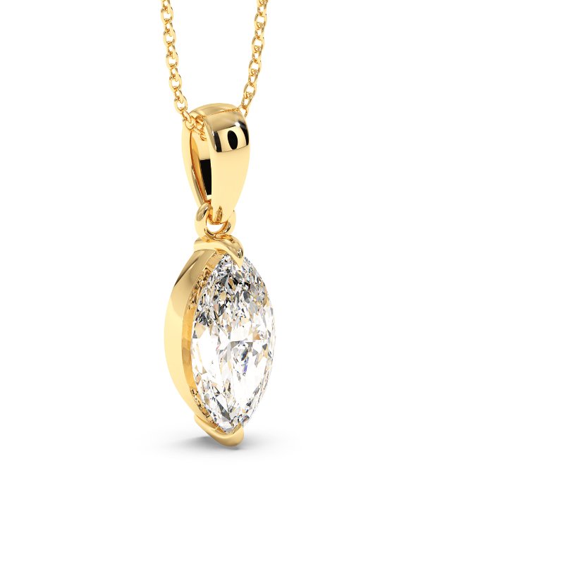 18K Yellow Gold Georgia Pendant