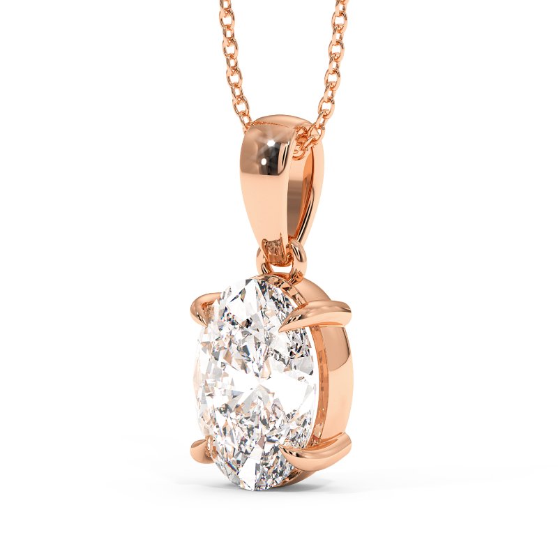 18K Rose Gold Georgia Pendant