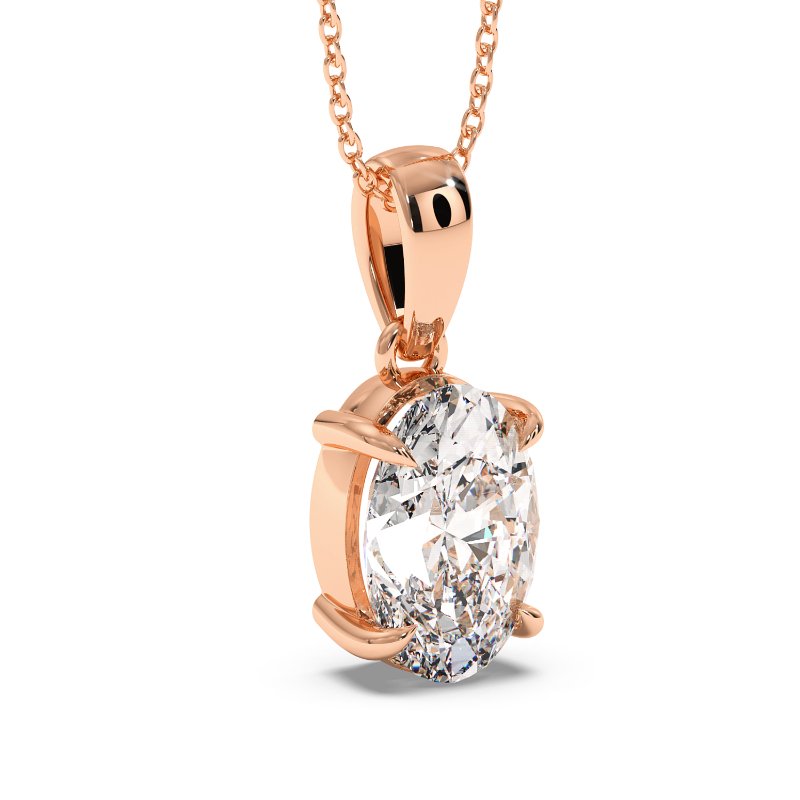 18K Rose Gold Georgia Pendant