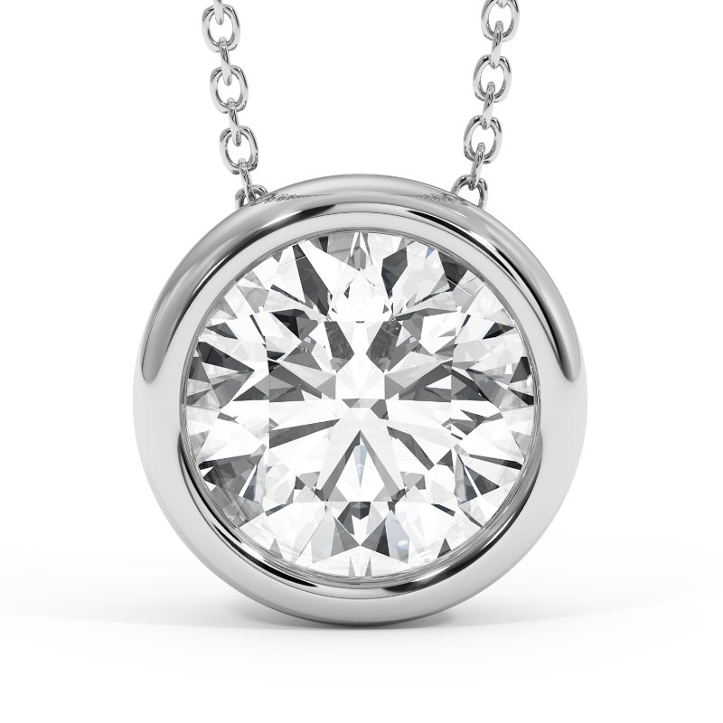 18K White Gold Sabrina Necklace