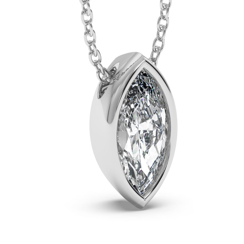 18K White Gold Sabrina Necklace