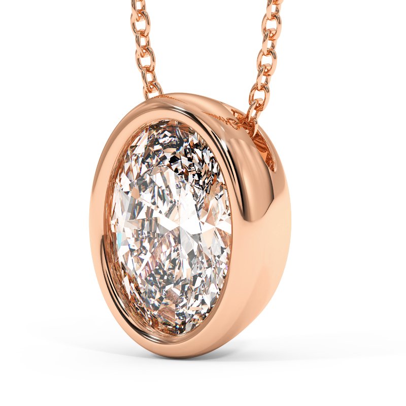 18K Rose Gold Sabrina Necklace