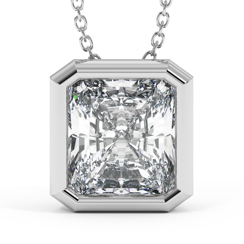 18K White Gold Sabrina Necklace