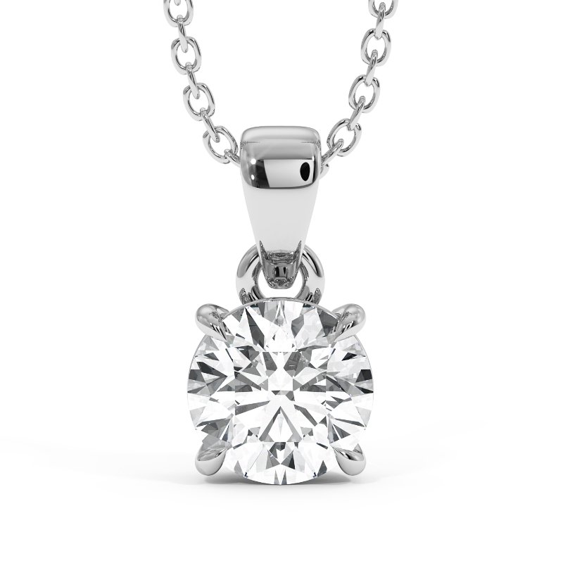 18K White Gold Savannah Pendant