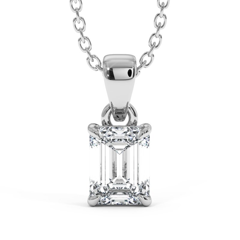 18K White Gold Savannah Pendant