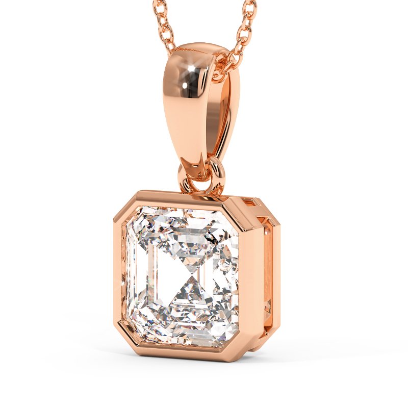 18K Rose Gold Charlotte Pendant