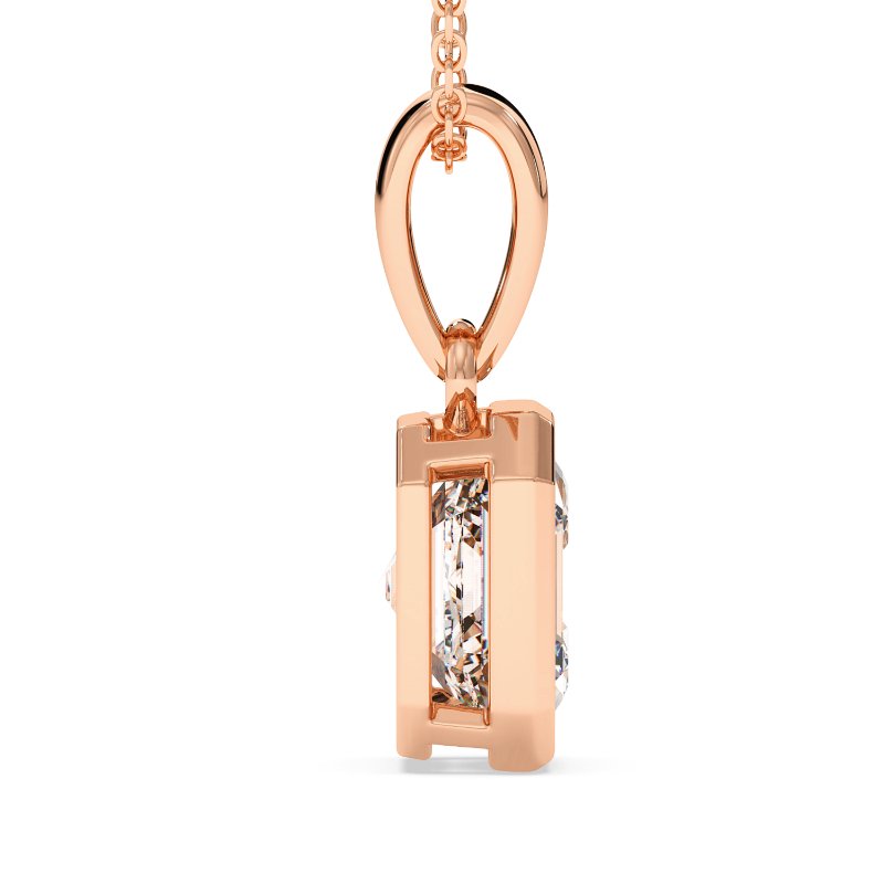 18K Rose Gold Charlotte Pendant