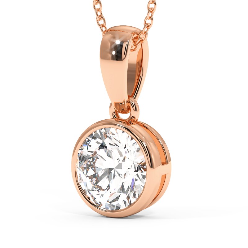 18K Rose Gold Charlotte Pendant