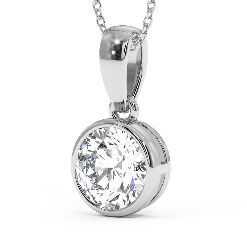 Platinum Charlotte Pendant