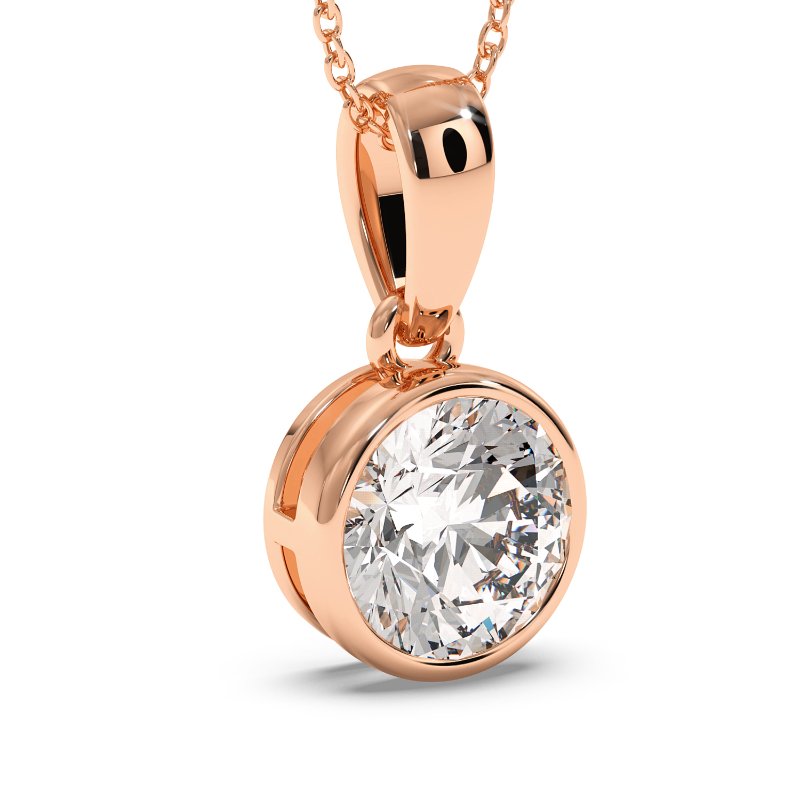 18K Rose Gold Charlotte Pendant