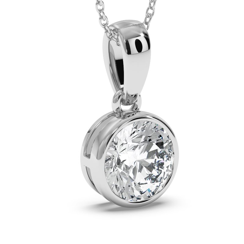 Platinum Charlotte Pendant