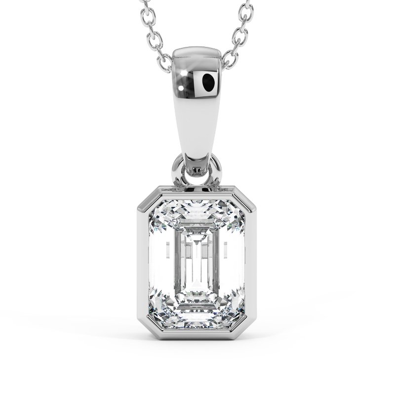 Platinum Charlotte Pendant