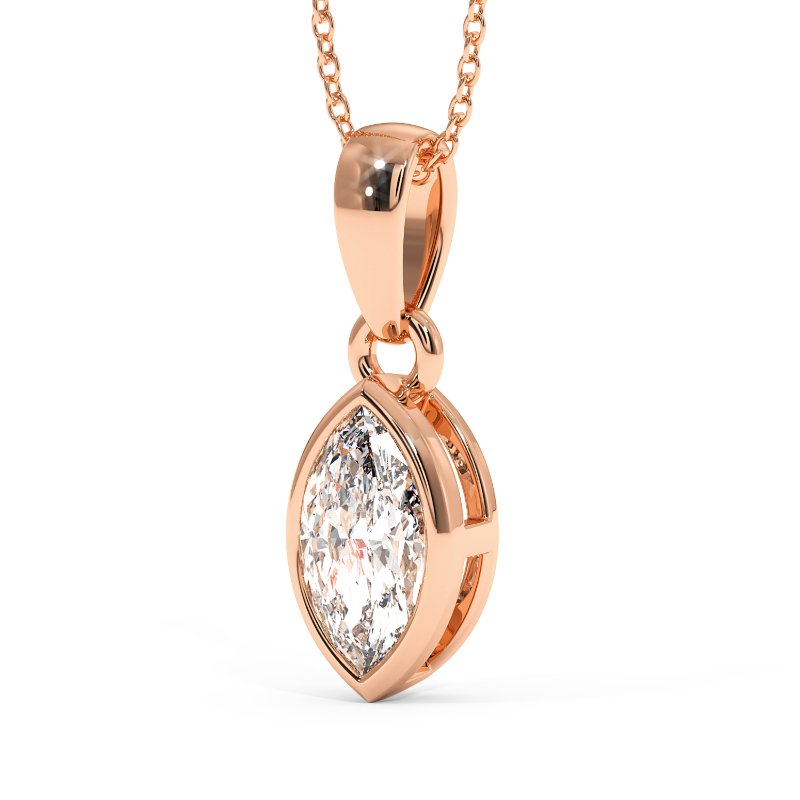 18K Rose Gold Charlotte Pendant