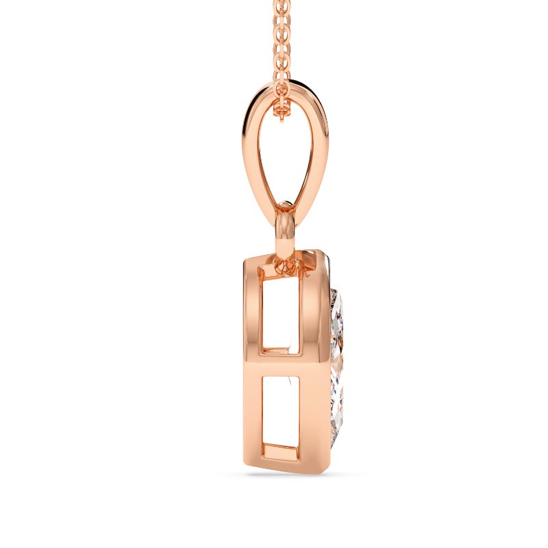 18K Rose Gold Charlotte Pendant