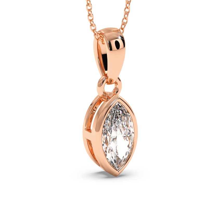 18K Rose Gold Charlotte Pendant