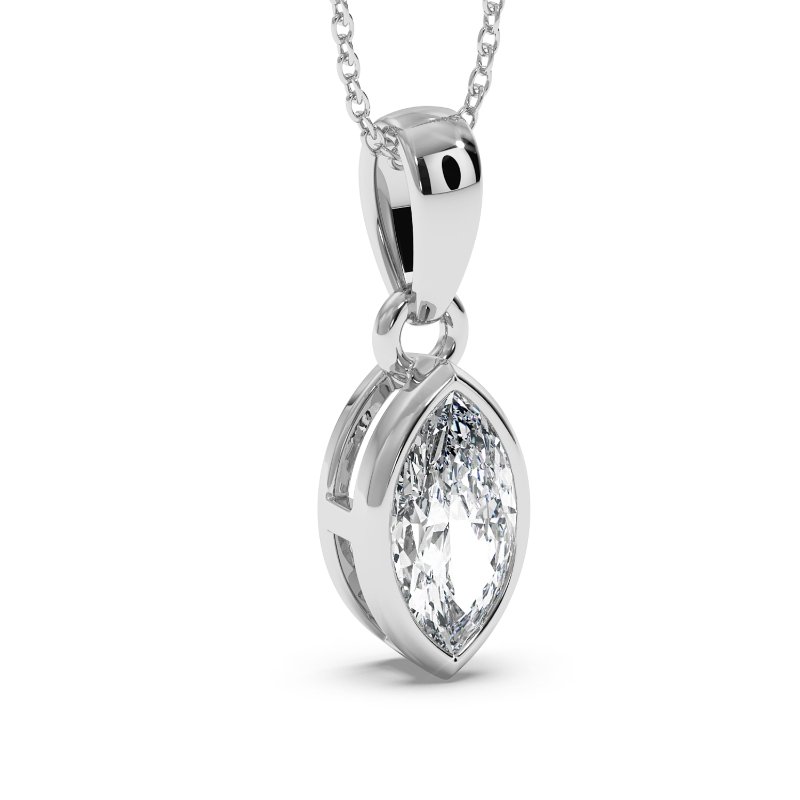 Platinum Charlotte Pendant