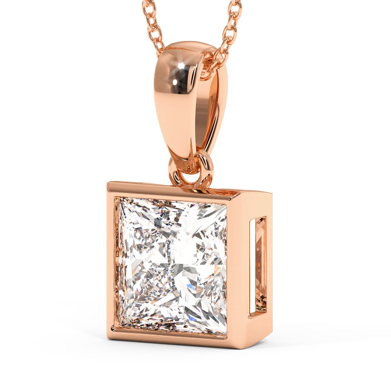 18K Rose Gold Charlotte Pendant