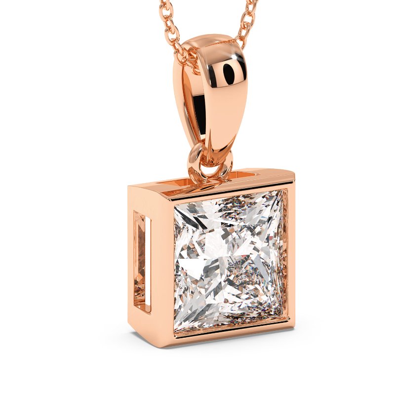 18K Rose Gold Charlotte Pendant