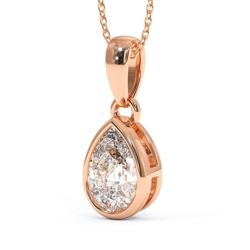 18K Rose Gold Charlotte Pendant