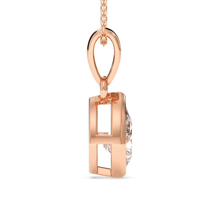 18K Rose Gold Charlotte Pendant