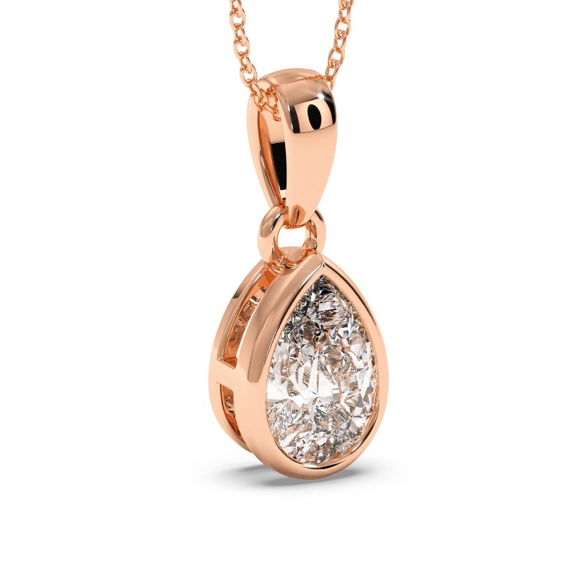 18K Rose Gold Charlotte Pendant