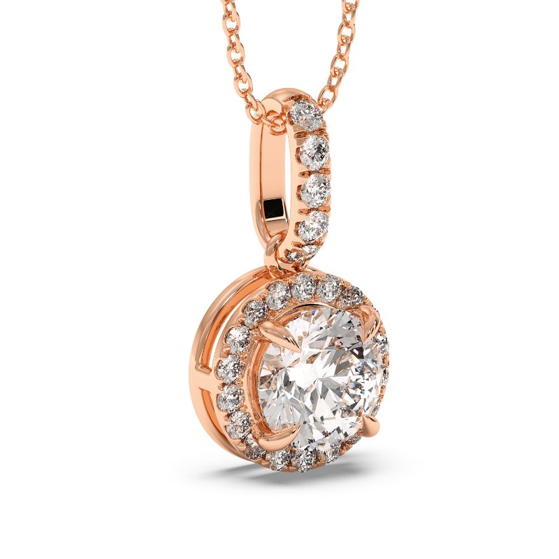 18K Rose Gold London Pendant